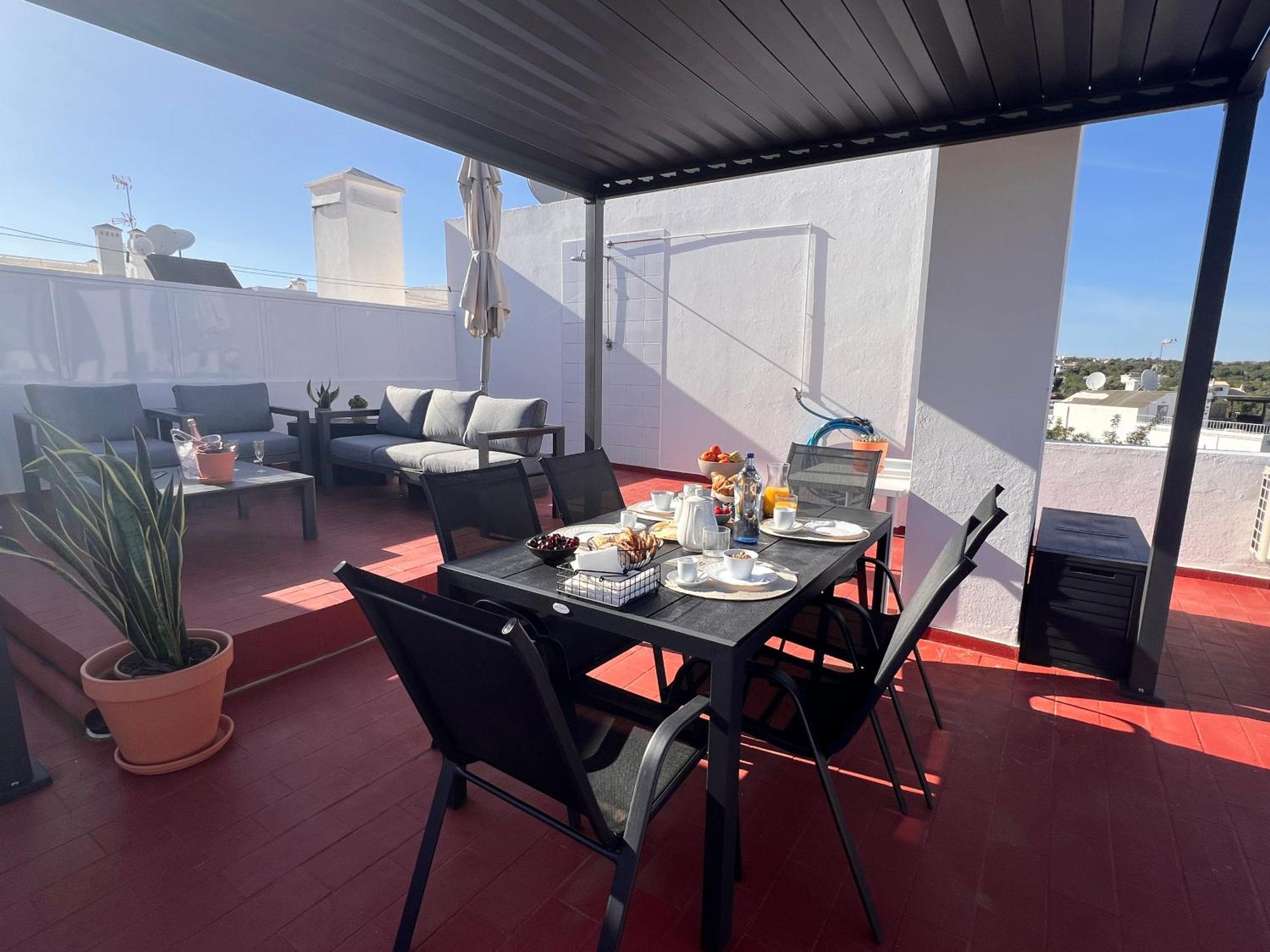 Green Apartment In Tavira Garden Exterior foto